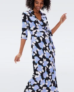 Abigail Silk Jersey Maxi Wrap Dress-dvf Store
