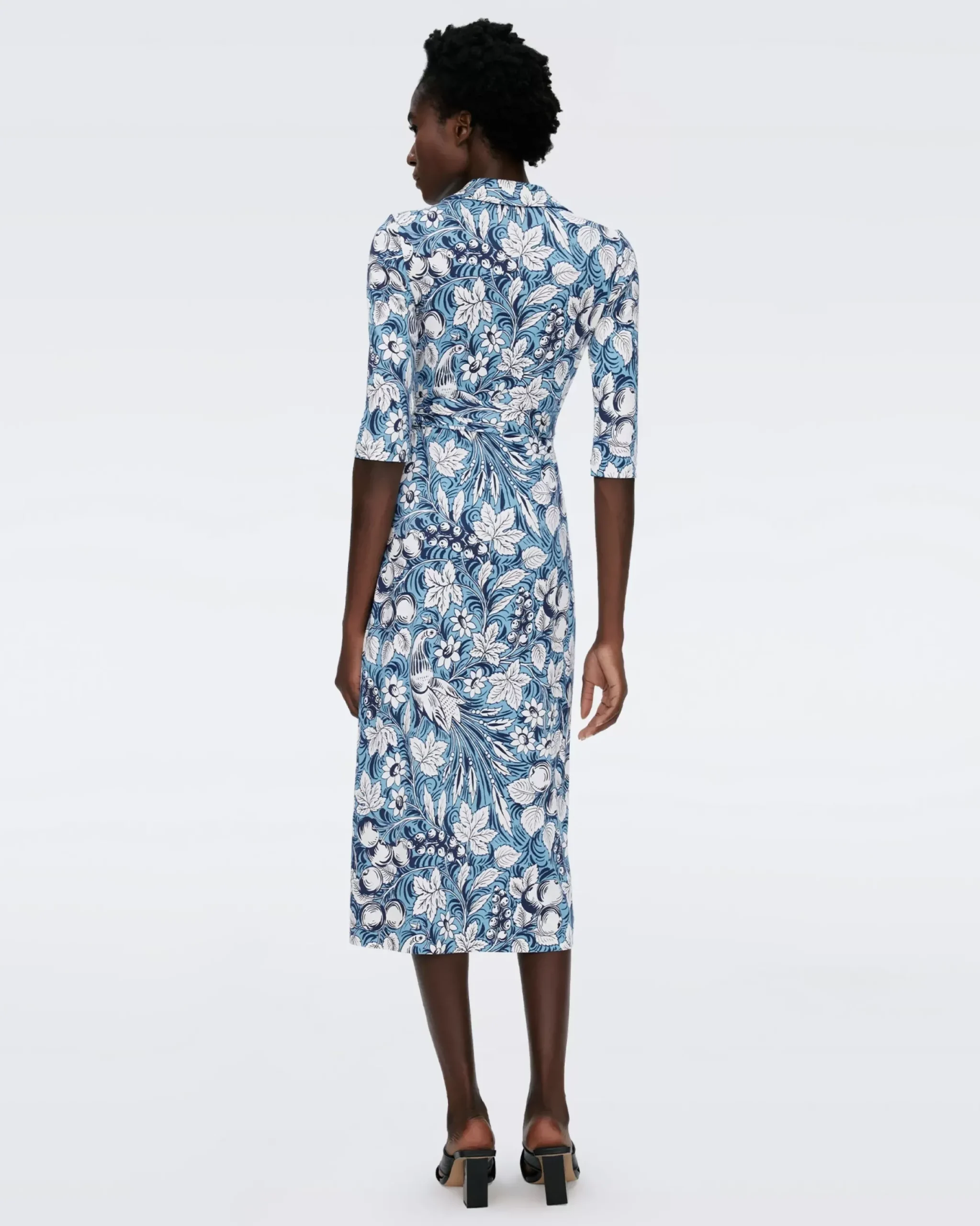Abigail Silk Jersey Midi Wrap Dress-dvf Outlet