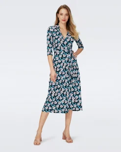 Abigail Silk Jersey Midi Wrap Dress-dvf Outlet