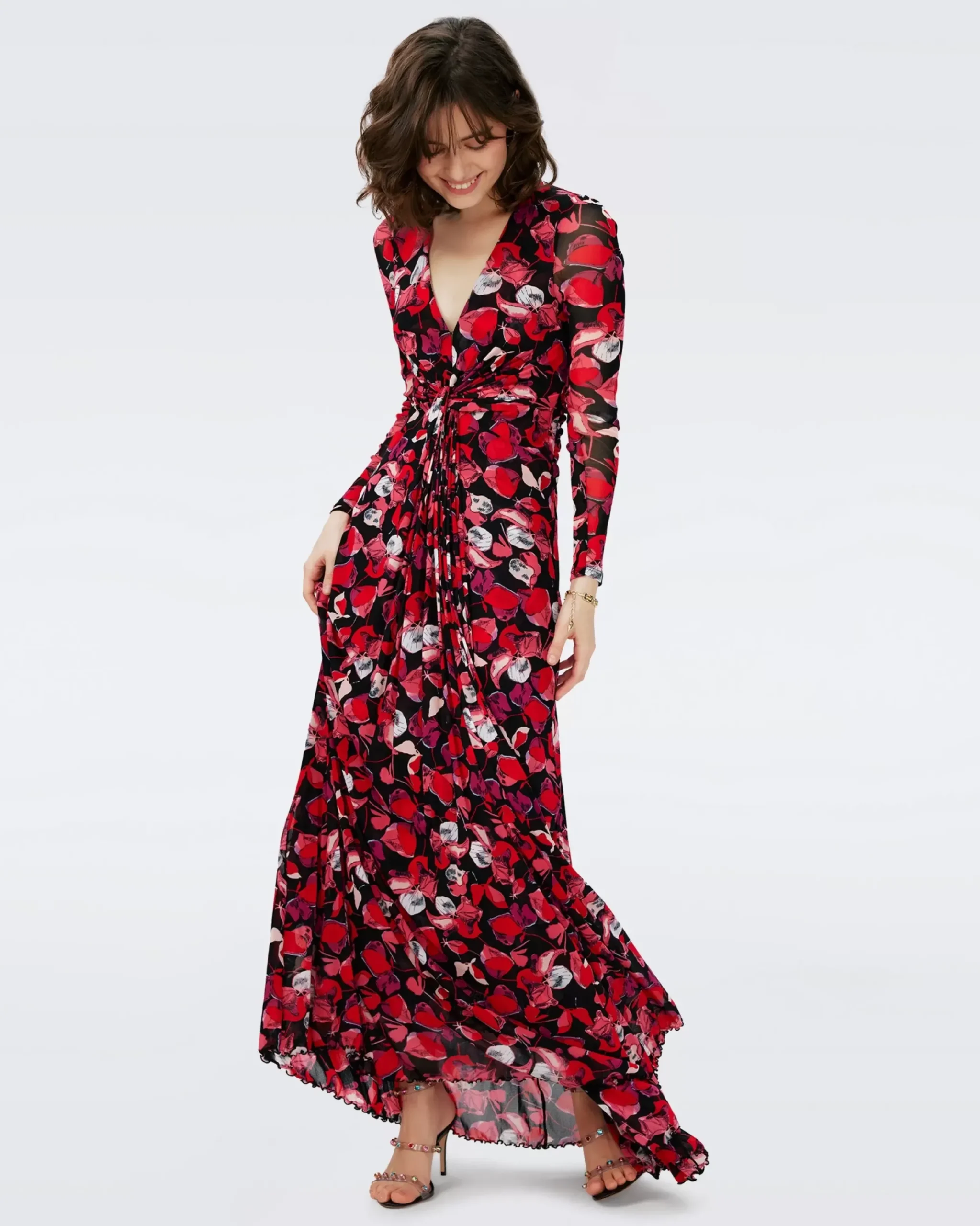 Adara Mesh Dress-dvf Best Sale