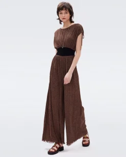Andra Mesh Jumpsuit-dvf Clearance