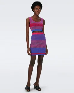 Arpita Knit Jacquard Top-dvf Sale