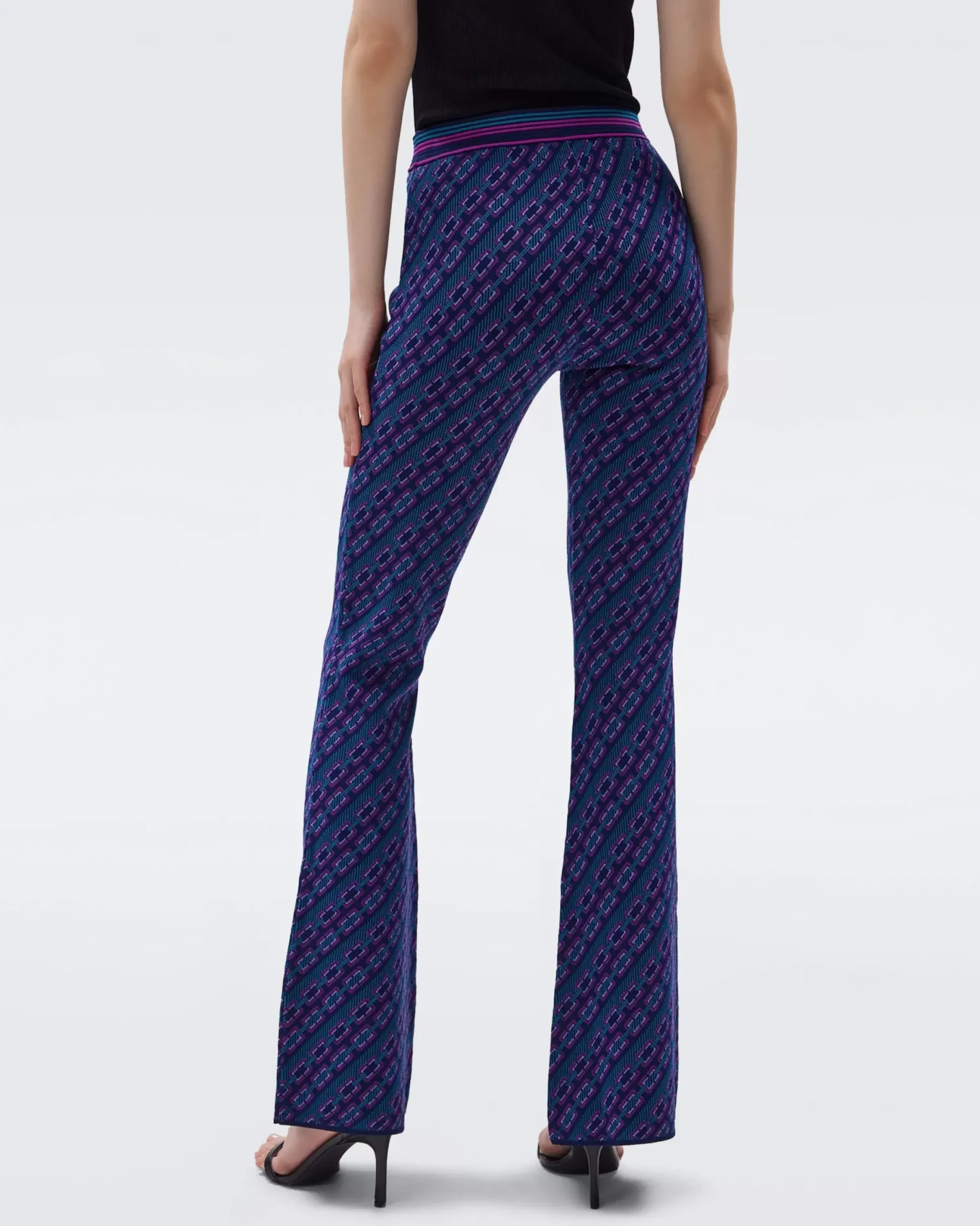 Ashdon Knit Jacquard Pants-dvf Hot