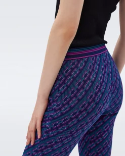 Ashdon Knit Jacquard Pants-dvf Hot