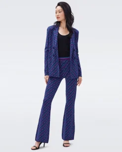Ashdon Knit Jacquard Pants-dvf Hot