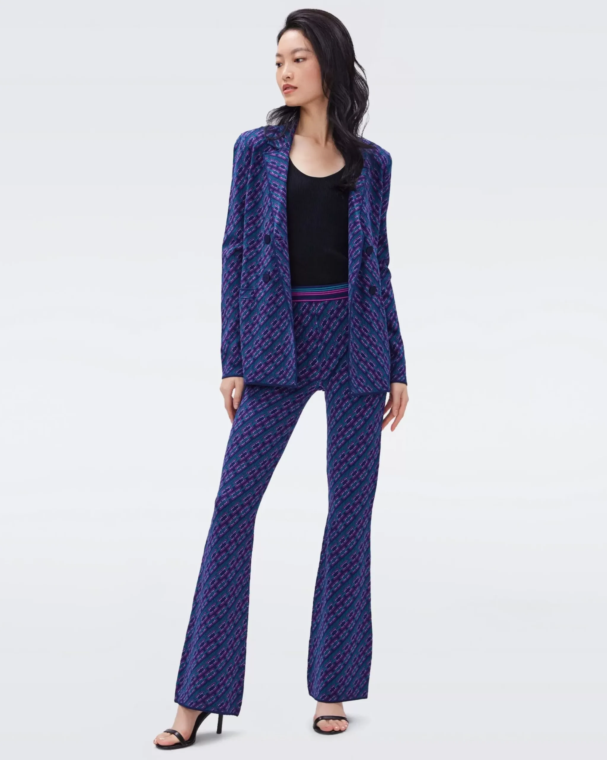 Ashdon Knit Jacquard Pants-dvf Hot