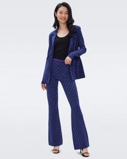 Ashdon Knit Jacquard Pants-dvf Hot