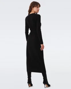 Astrid Wool-Cashmere Wrap Dress-dvf Cheap