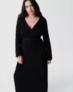 Astrid Wool-Cashmere Wrap Dress-dvf Cheap