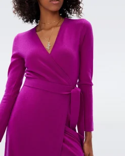 Astrid Wool-Cashmere Wrap Dress-dvf Cheap