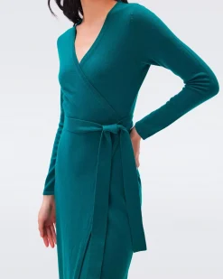 Astrid Wool-Cashmere Wrap Dress-dvf Outlet