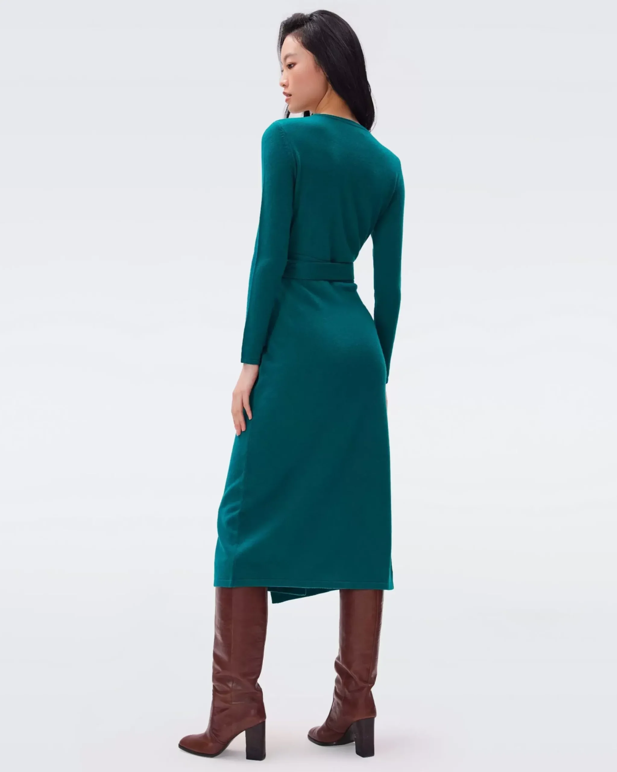 Astrid Wool-Cashmere Wrap Dress-dvf Outlet