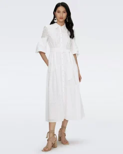 Aveena Cotton Dress-dvf Fashion