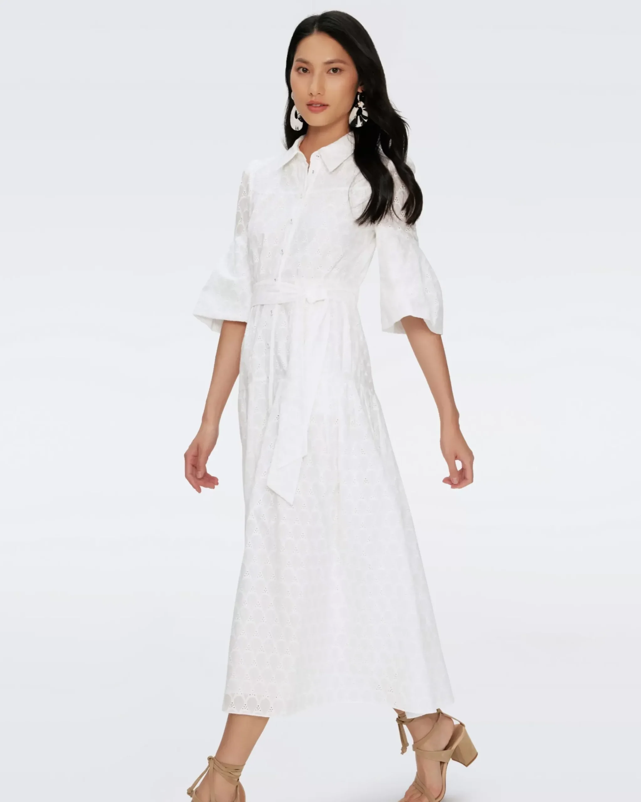 Aveena Cotton Dress-dvf Fashion