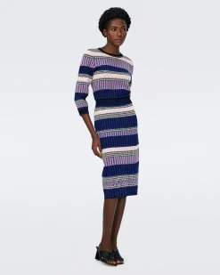 Bernarda Knit Jacquard Skirt-dvf Clearance