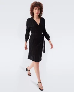 Brenna Knit Wrap Dress-dvf Cheap