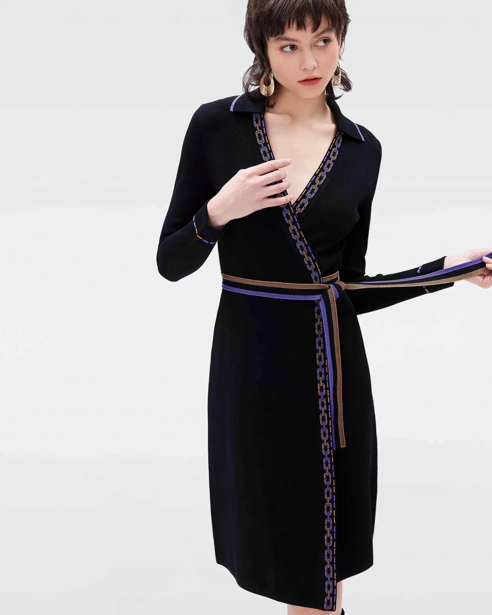 Charissa Wrap Dress-dvf Outlet