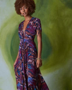 Charlotte Reversible Mesh Dress-dvf Outlet