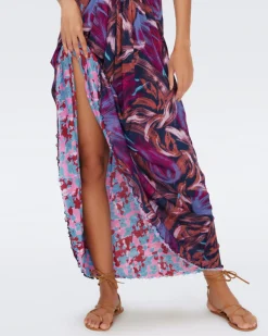 Charlotte Reversible Mesh Dress-dvf Outlet