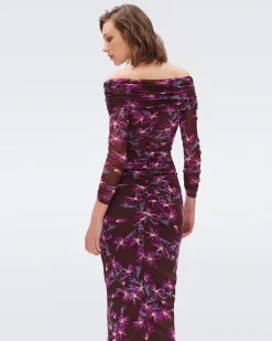 Clementine Mesh Dress-dvf New