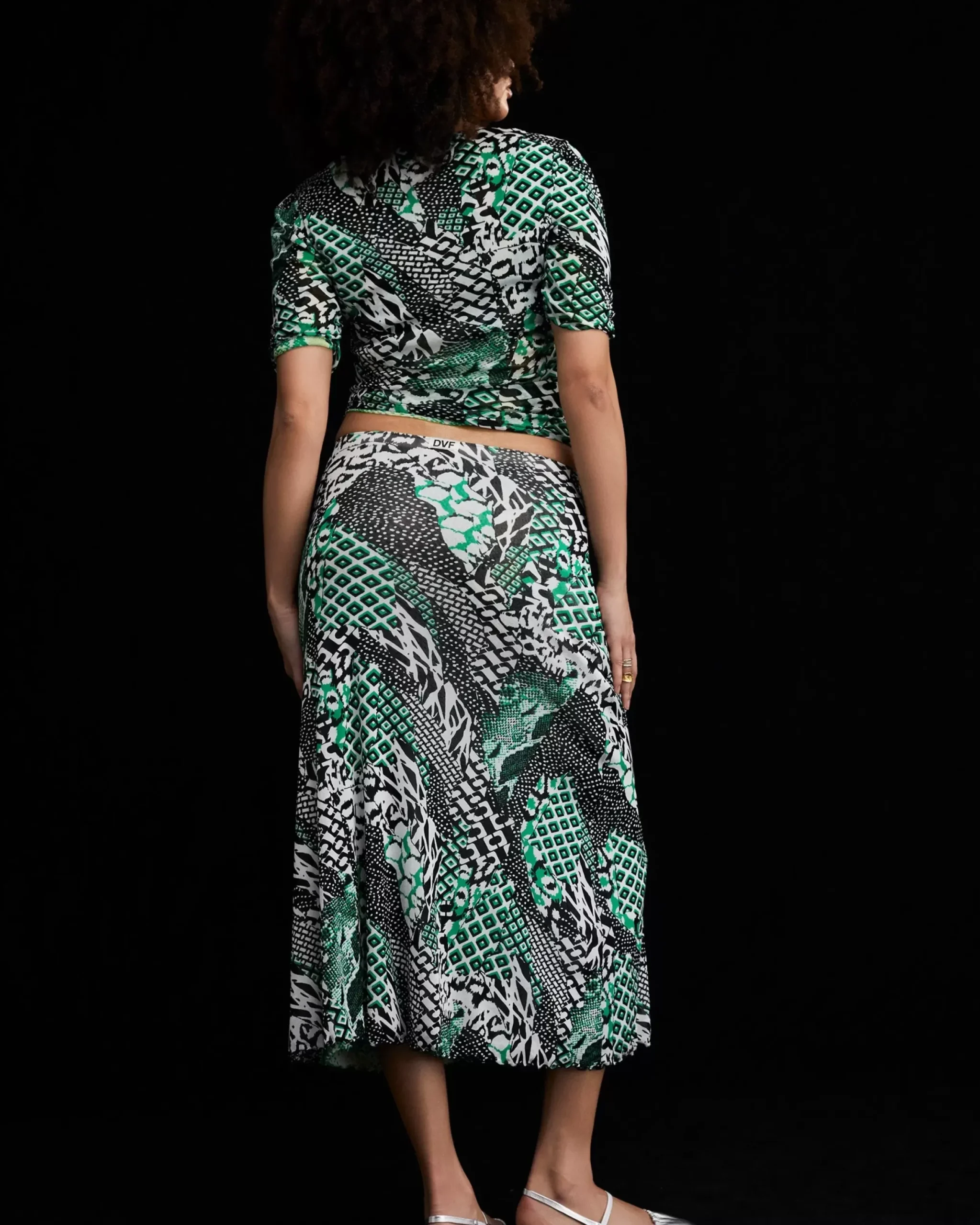 Darlene Reversible Mesh Skirt-dvf Cheap