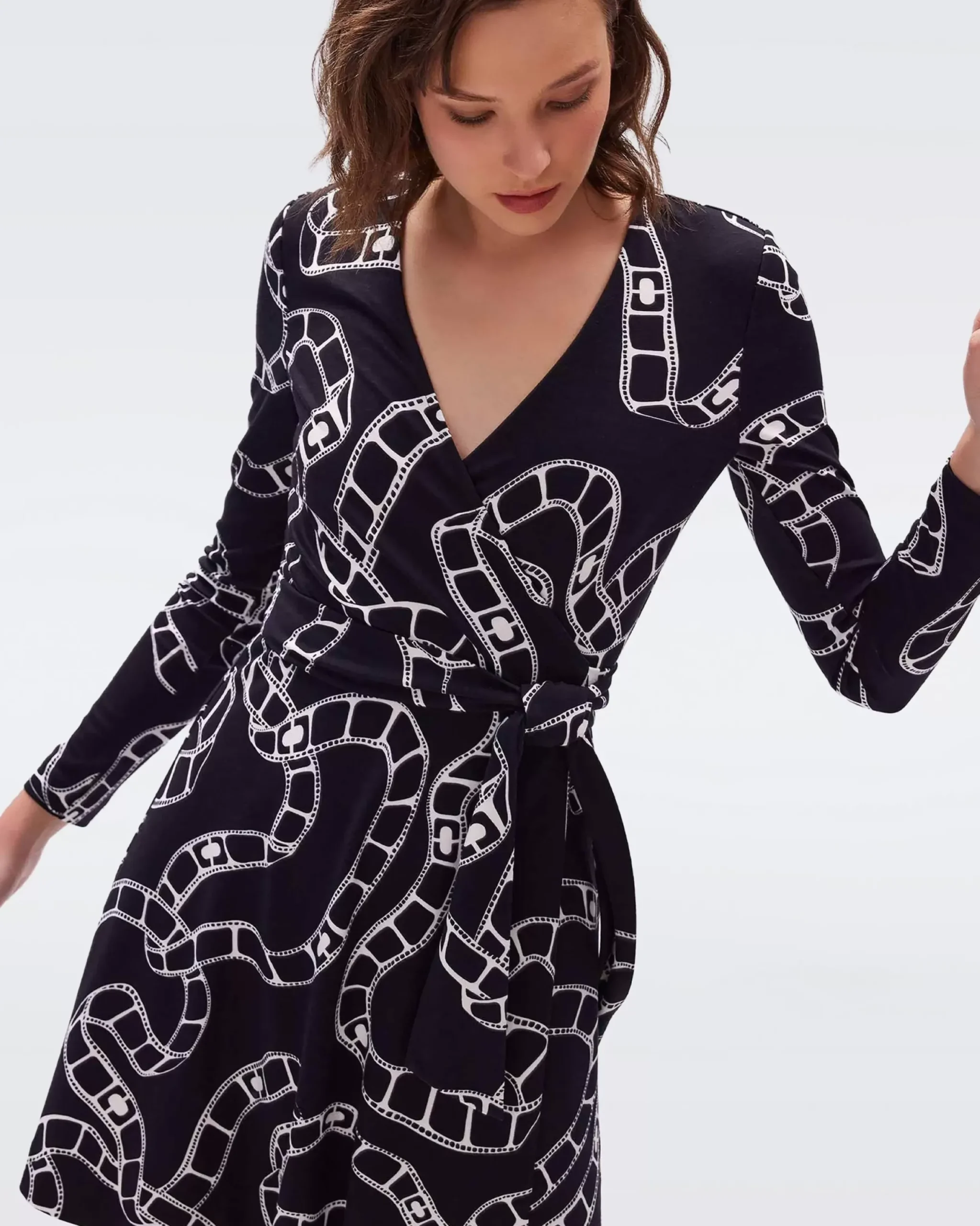 Demetria Wrap Dress-dvf Store