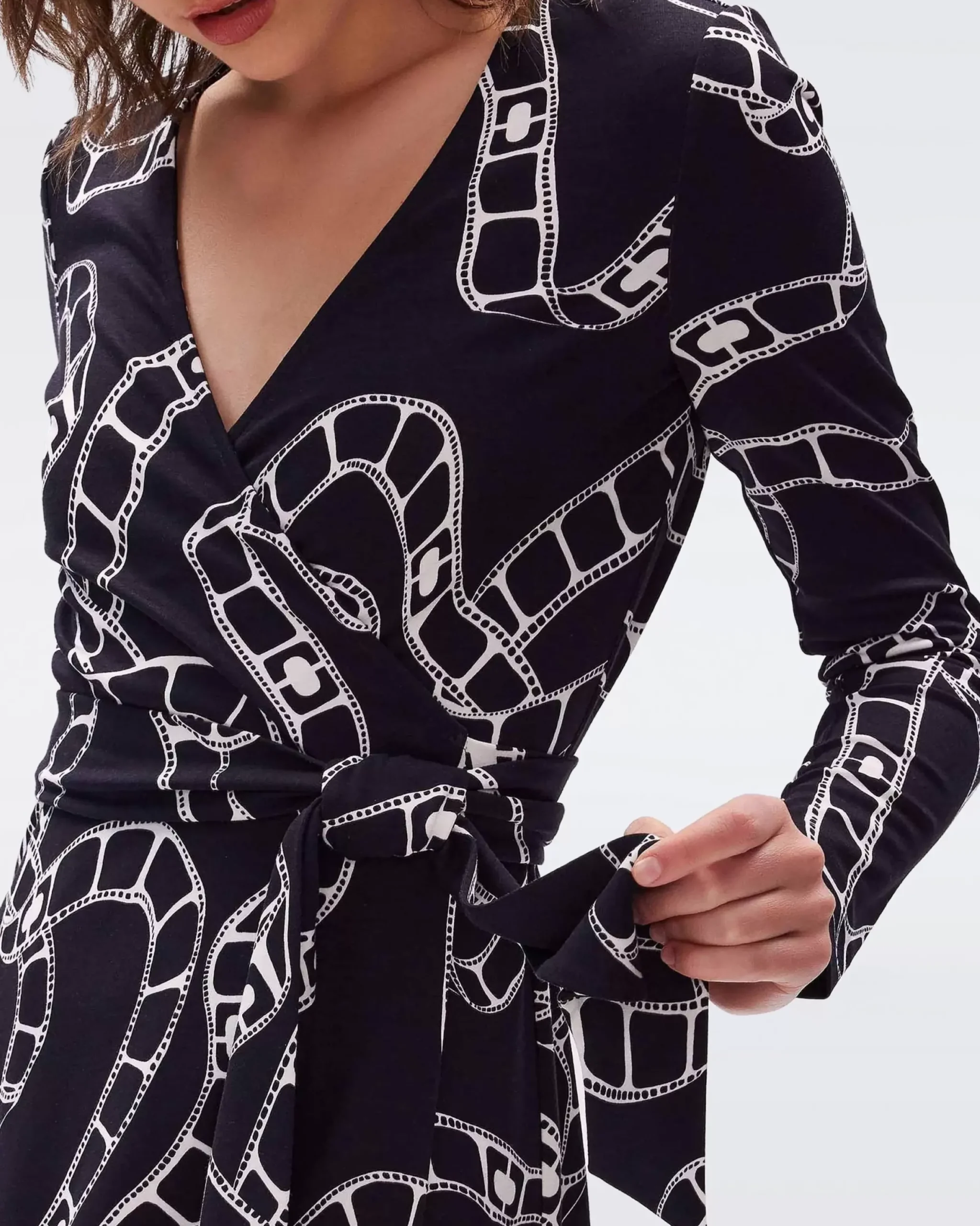 Demetria Wrap Dress-dvf Store