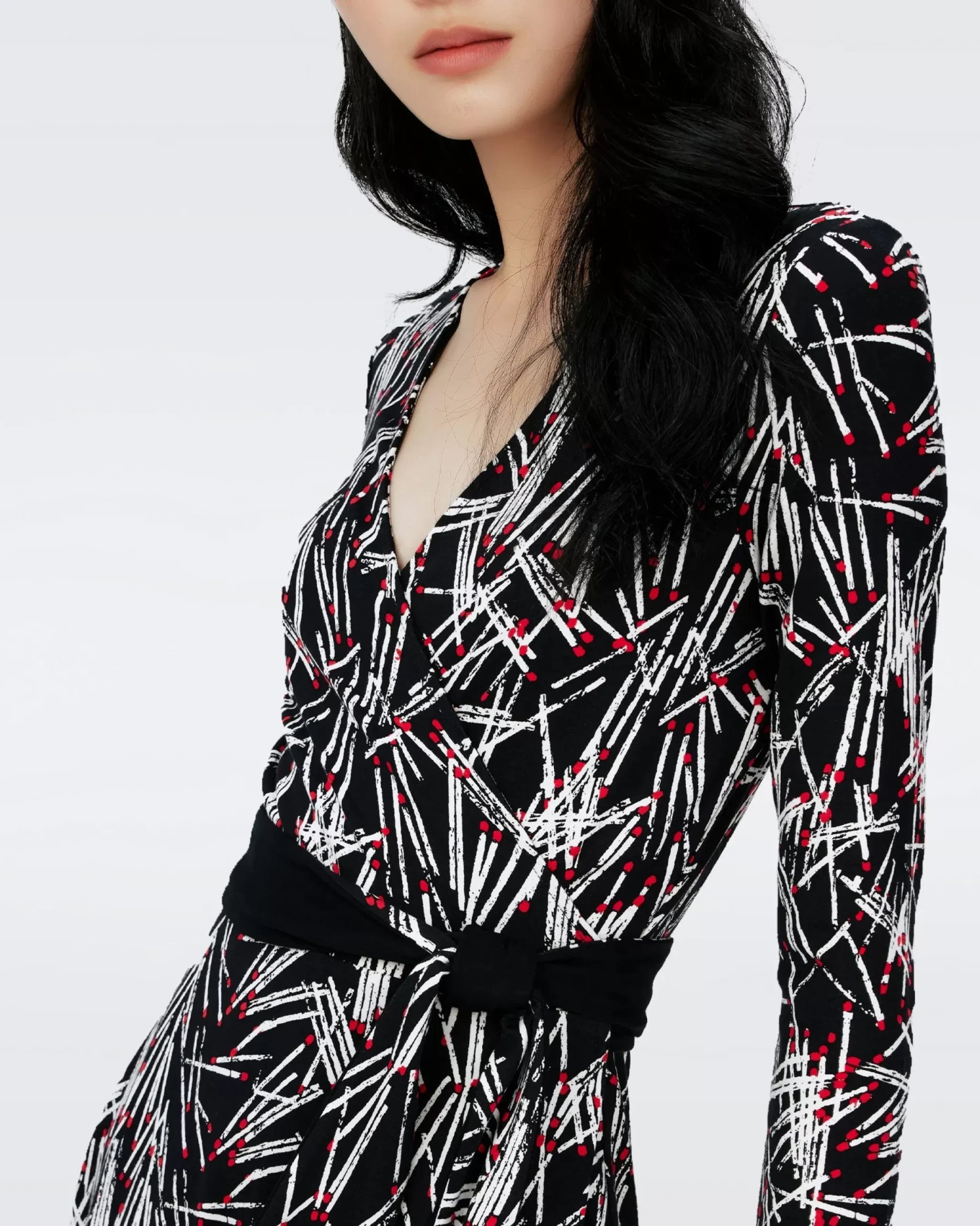 Demetria Wrap Dress-dvf Store
