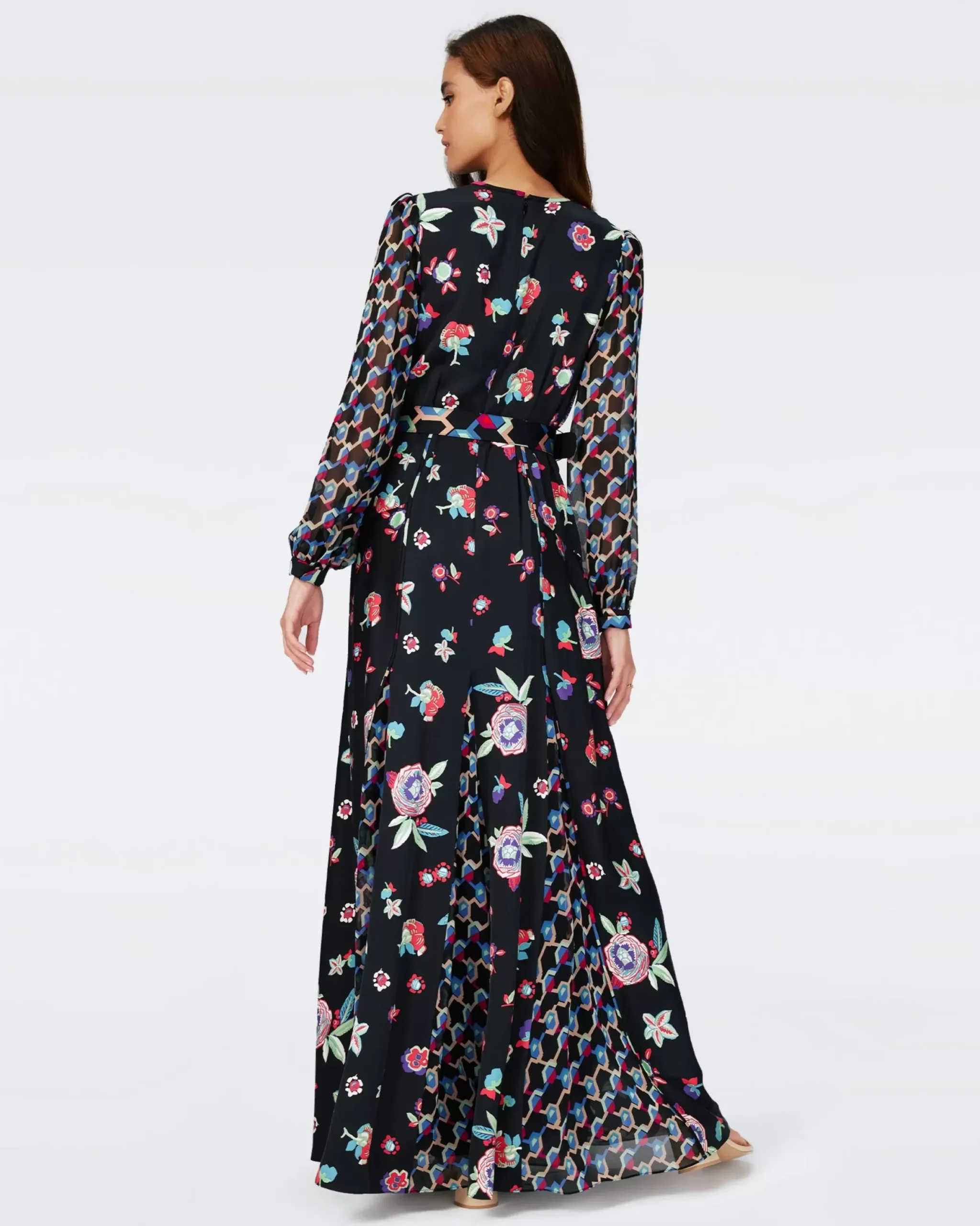 Elliot Long-Sleeve Dress-dvf Discount