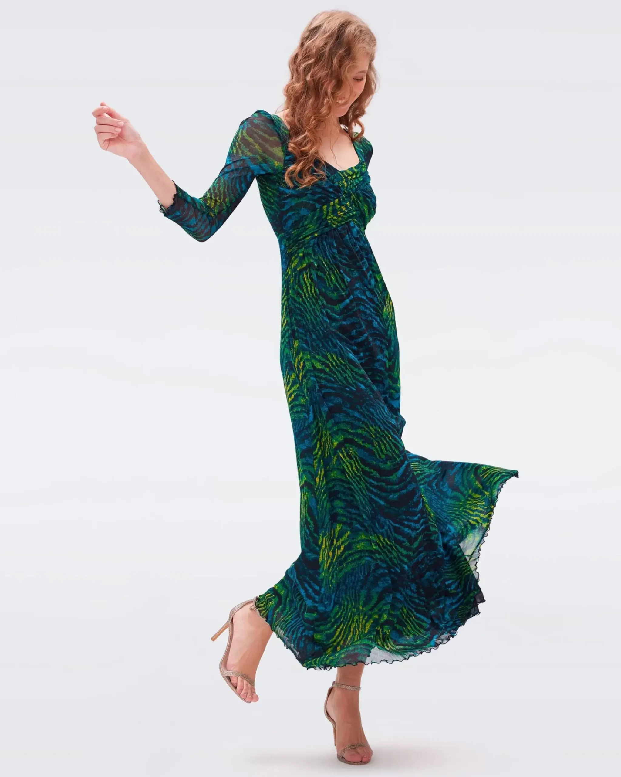 Gael Mesh Dress-dvf Hot