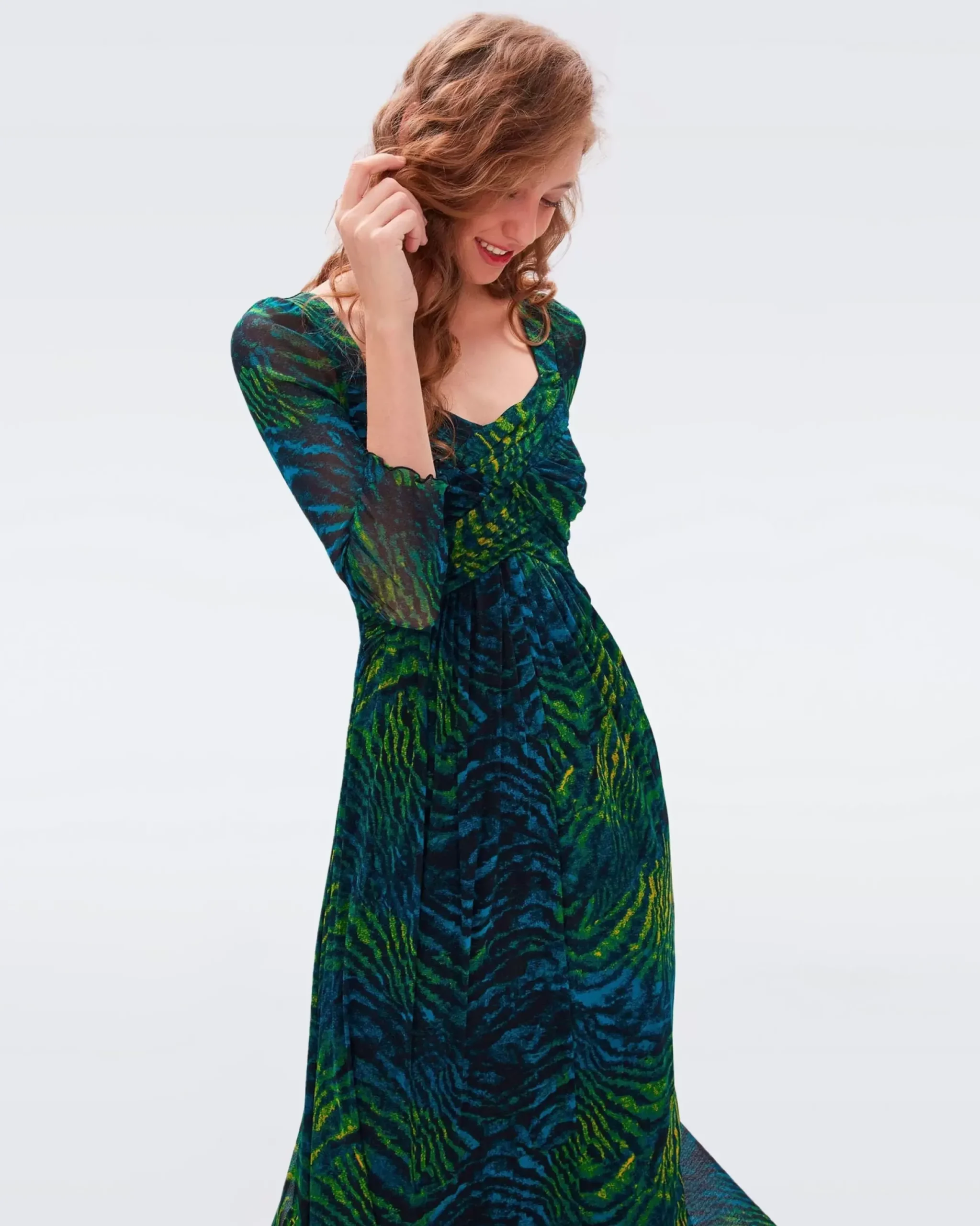 Gael Mesh Dress-dvf Hot