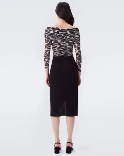 Garcel Knotted Skirt-dvf Sale