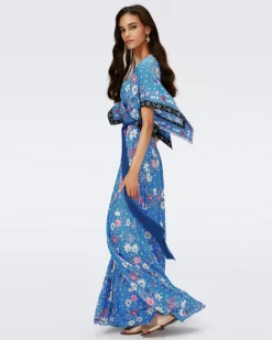 Gary Faux Wrap Dress-dvf Discount