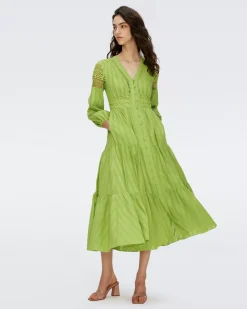 Gigi Cotton Dress-dvf Outlet