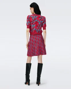 Gilles Knit Jacquard Skirt-dvf Best