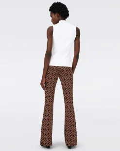 Greg Jacquard Pants-dvf Hot