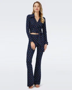 Greg Jacquard Pants-dvf Fashion