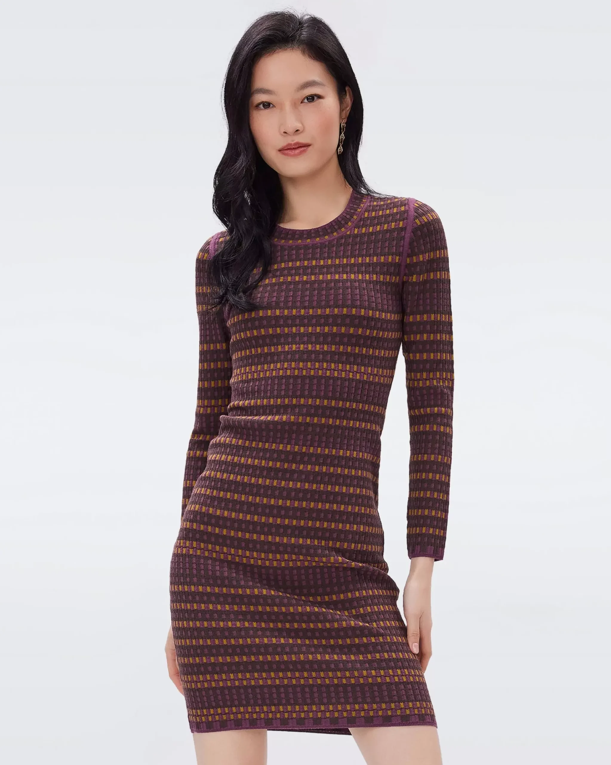 Harry Knit Jacquard Dress-dvf Clearance