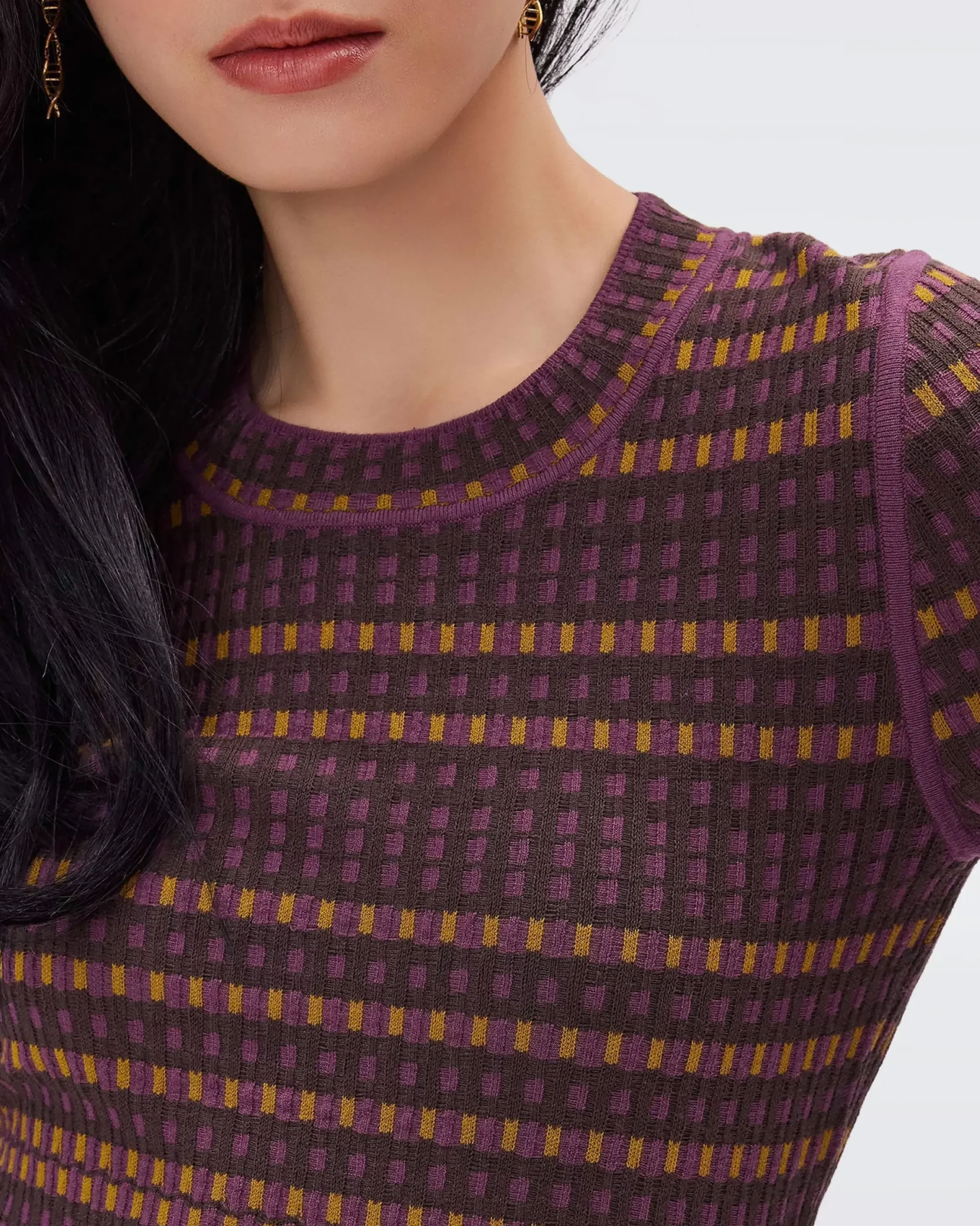 Harry Knit Jacquard Dress-dvf Clearance