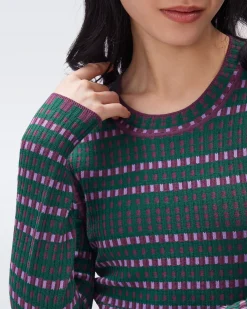 Harry Knit Jacquard Dress-dvf Cheap