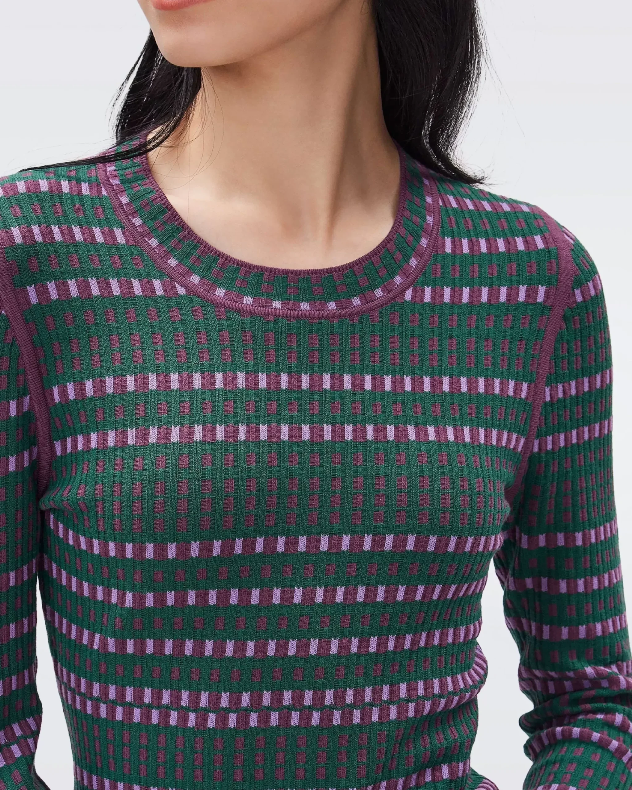 Harry Knit Jacquard Dress-dvf Cheap