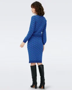 Iggy Knit Jacquard Top-dvf New