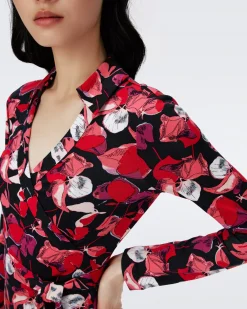 Jeanne Silk Jersey Wrap Dress-dvf Flash Sale