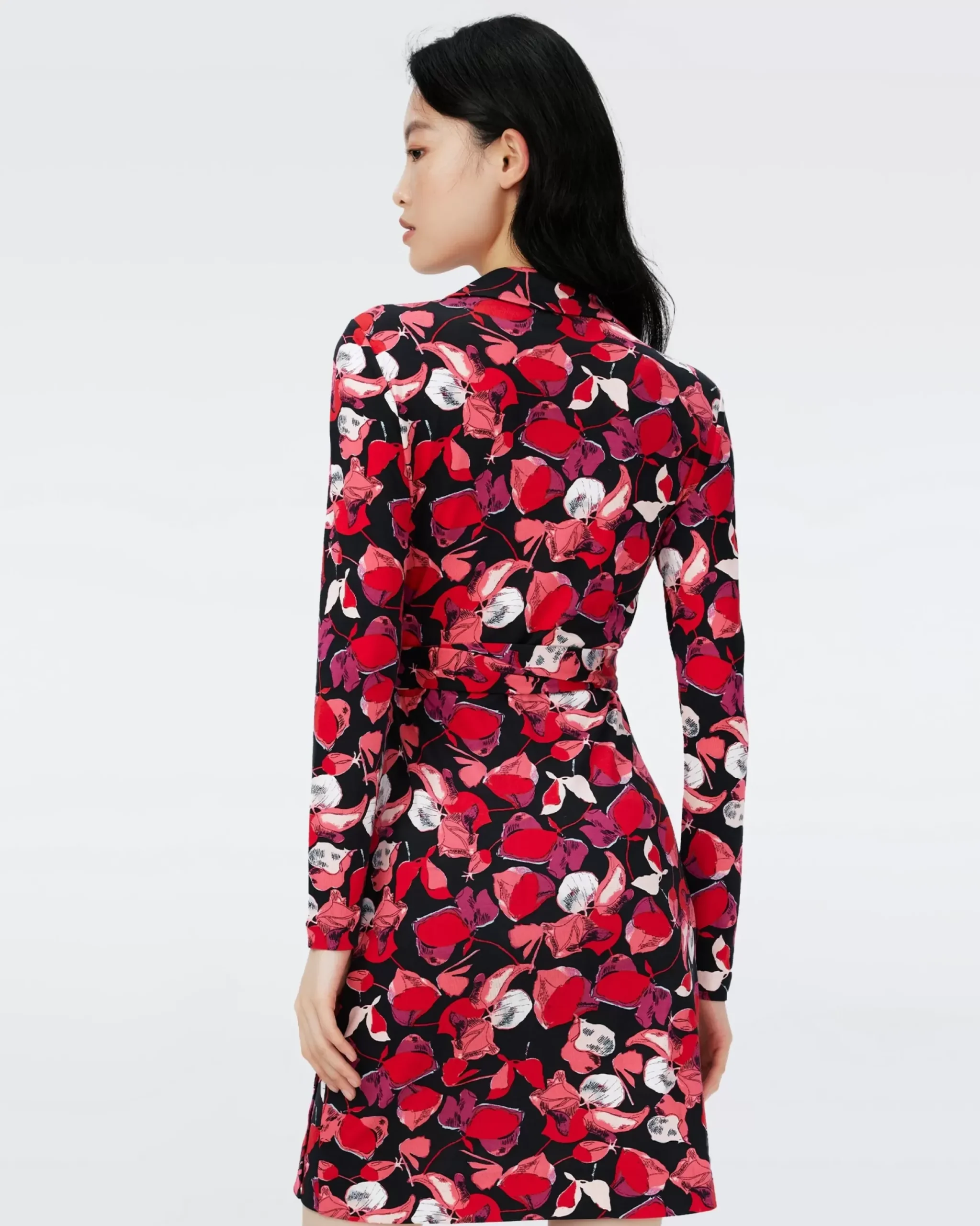 Jeanne Silk Jersey Wrap Dress-dvf Flash Sale