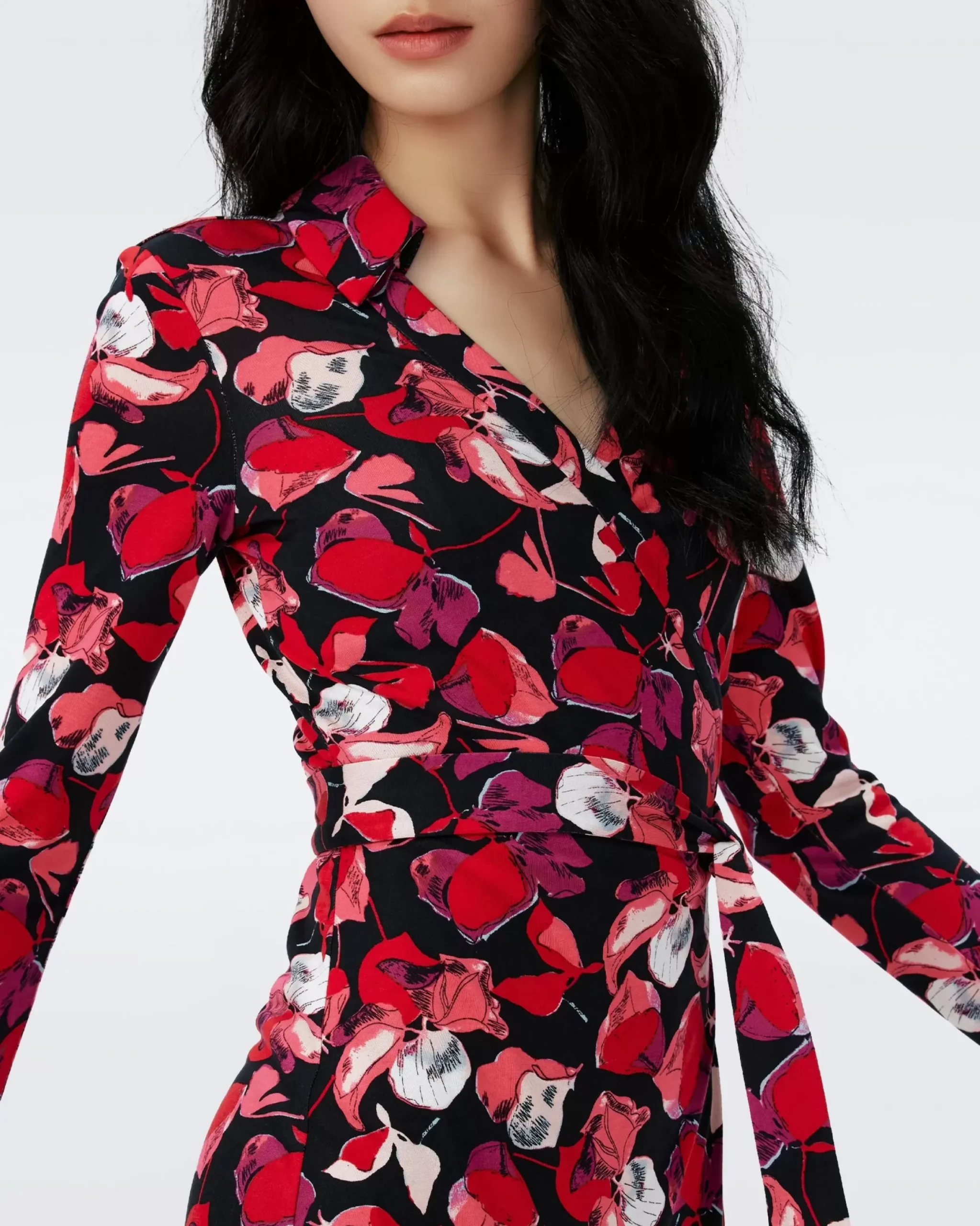 Jeanne Silk Jersey Wrap Dress-dvf Flash Sale