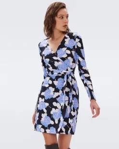 Julian Silk Jersey Wrap Dress-dvf Clearance