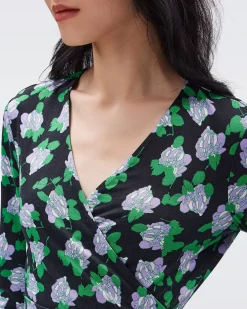 Julian Silk Jersey Wrap Dress-dvf New