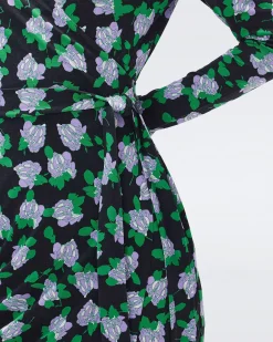 Julian Silk Jersey Wrap Dress-dvf New