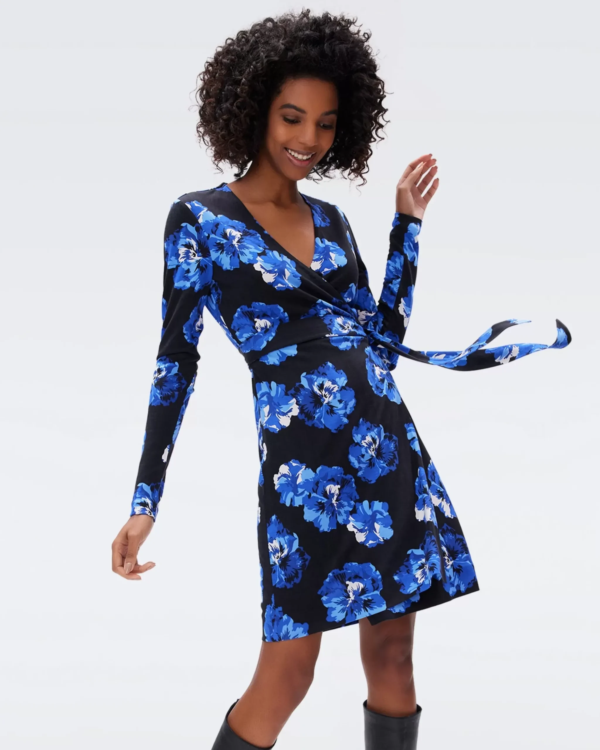 Julian Silk Jersey Wrap Dress-dvf Outlet