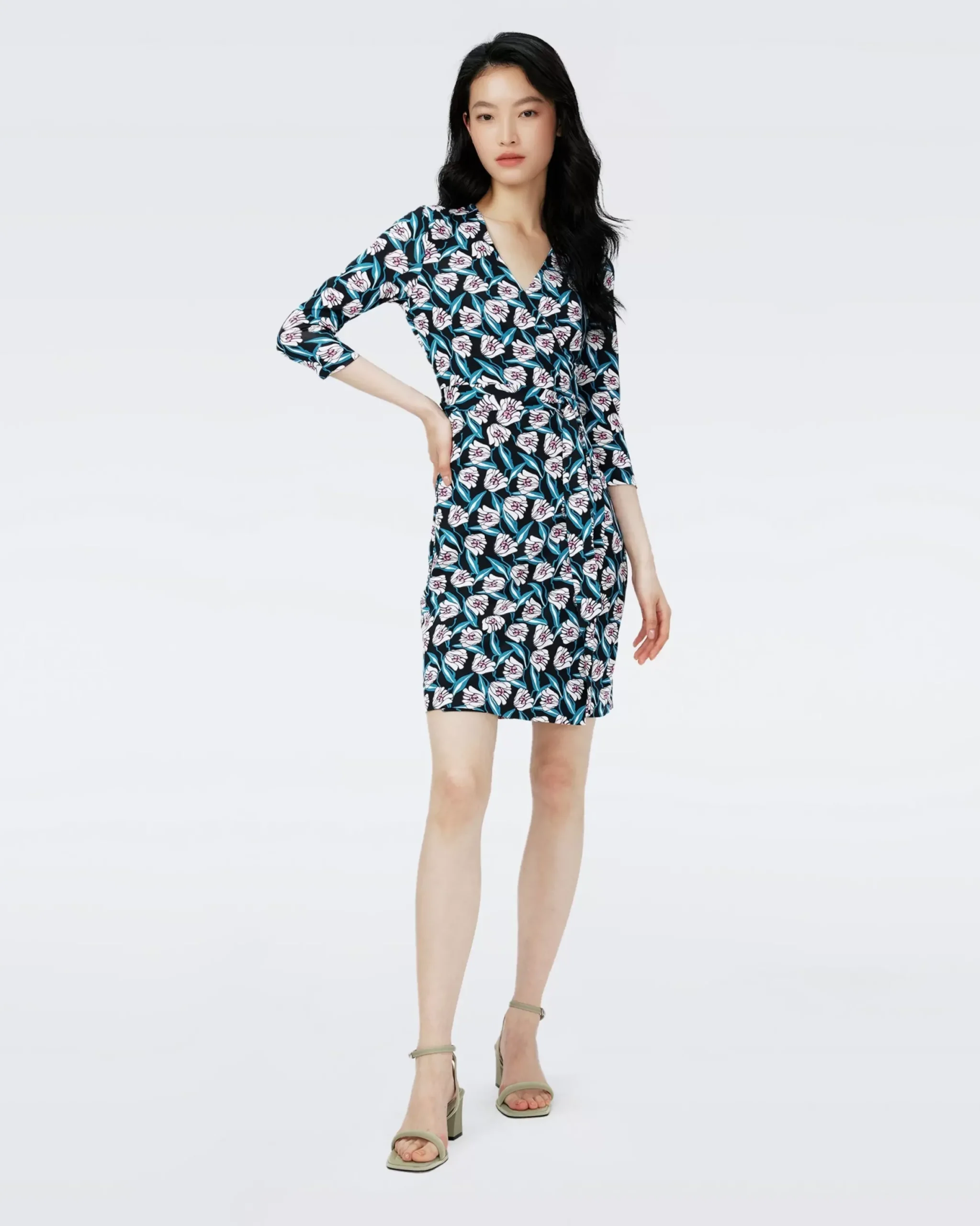 Julian Silk Jersey Wrap Dress-dvf Hot
